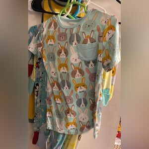 Rabbit Little sleepy pocket tee